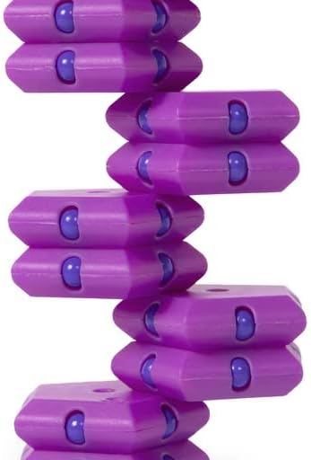 Speks Geode Matte Pentagons Magnetic Fidget Toy for Adults | Quiet Sensory Toy for Stress Relief & Anxiety, Office Desk ADHD Tool, Stocking Stuffer & Top Gadget Gift Idea | Razzle, 12-Piece Set