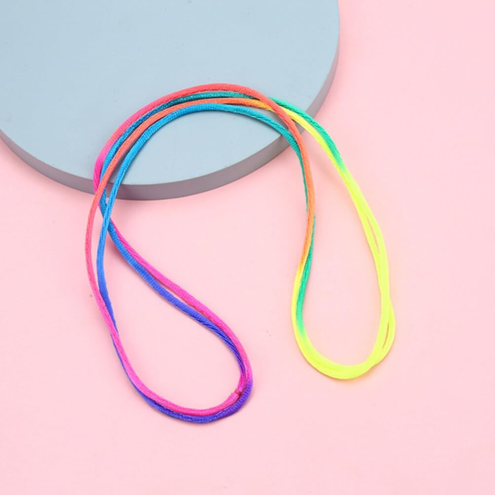 1 Set Colored Rope Finger Rope Toys Kids Toys Hand Game Toys Cats Cradle Hand Game Rope Kids Playthings Cradle Rope Game Finger Traps for Kids Finger Playthings Party Supplies