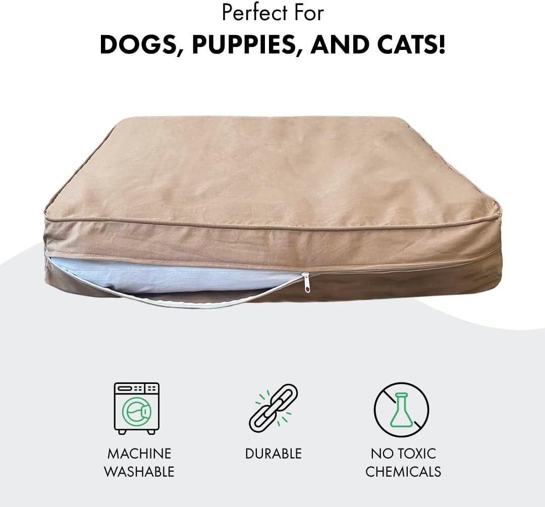 Molly Mutt Large Crib Mattress Cover - Wild Horses Print - Measures 27”x52”x5”- 100% Cotton - Durable - Breathable - Sustainable - Machine Washable Dog Bed Cover