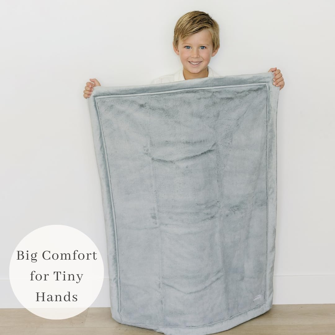 SARANONI Receiving Blankets for Babies Super Soft Boutique Quality Lush Luxury Baby Blanket (Slate, Receiving Blanket 40" x 30")