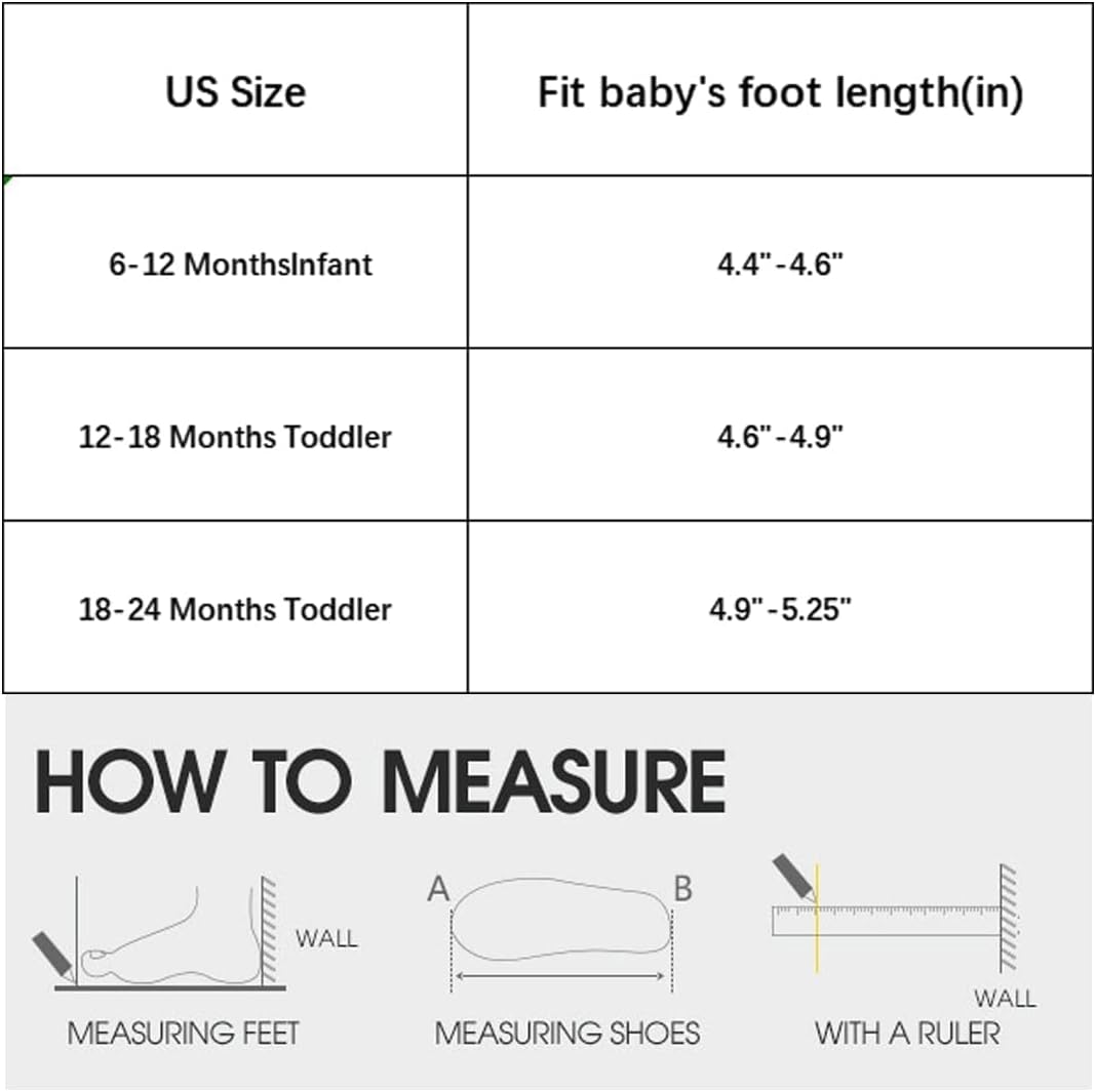 Newsonet Baby Shoes Boys Girls First Walking Breathable Non Slip Walker Sneakers Soft Sole 6 9 12 18 20 24 Months