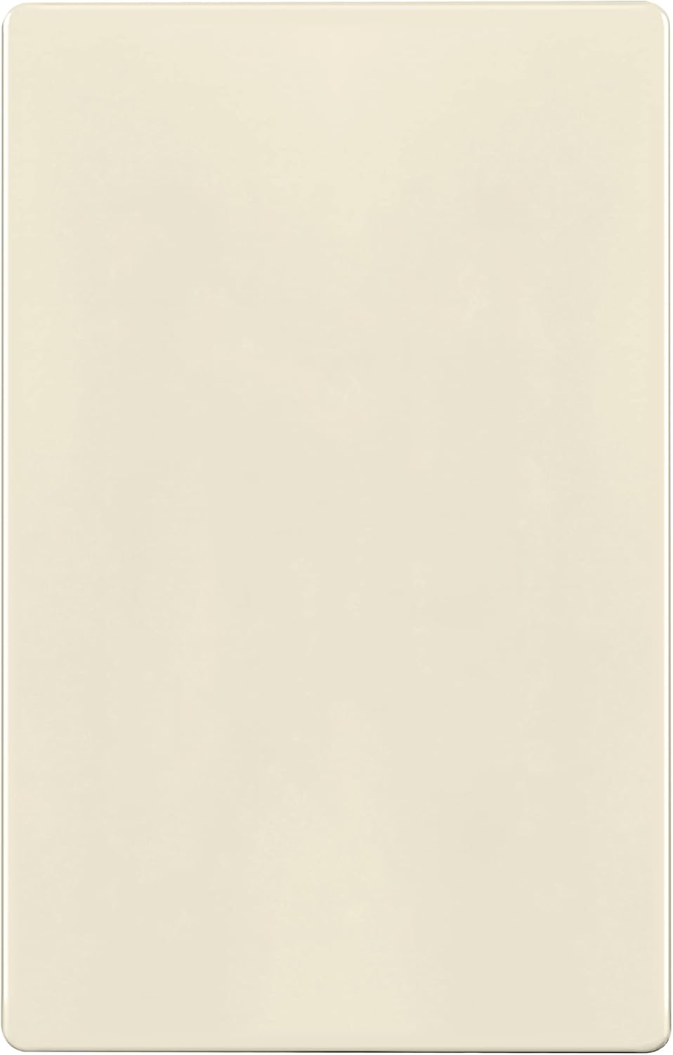 ENERLITES Screwless Blank Wall Plate, Child Safe Blank Device Outlet Cover, Standard Size, 1-Gang 4.68" x 2.93", Polycarbonate Thermoplastic, UL Listed, SI8801-LA, Glossy, Light Almond