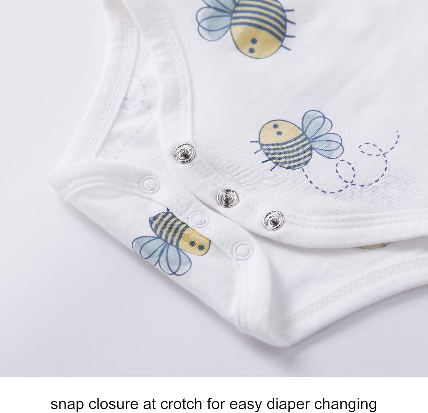 pureborn Baby Boys Girls Bodysuit Super Soft Cotton Romper 0-24 Months