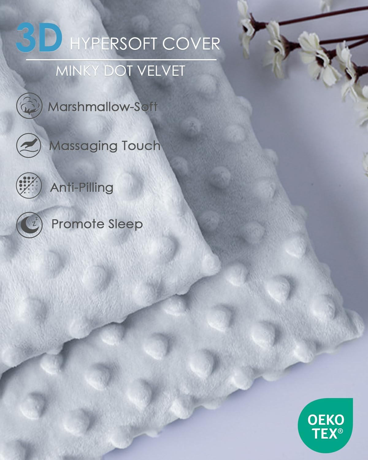 QUEEN ROSE Pregnancy Pillows, E Shaped Full Body Pillow for Sleeping, with Pregnancy Wedge Pillow for Belly Support, 60 Inch Maternity Pillow for Side Sleeper, Grey Velvet