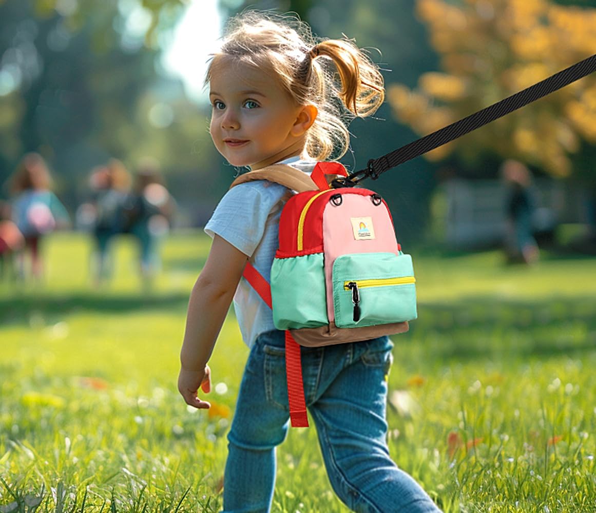 STEAMEDBUN Backpack Leash for Toddlers 1-3: Baby Backpack with Leash for Boys Girls - Anti-Lost Harness for Walking