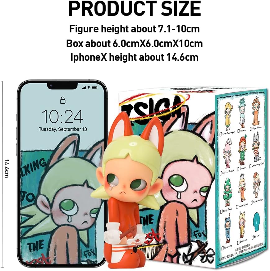 POP MART Zsiga Walking into The Forest Blind Box Figures, Random Design Box Toys for Modern Home Decor, Collectible Toy Set for Desk Accessories, 1PC