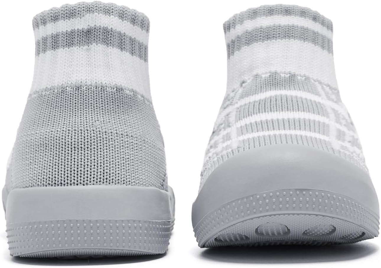 Engtoy Baby Shoes & Socks - Non-Slip Breathable Slippers with Soft Rubber Sole - Baby Boys & Girls Slip On Sneakers