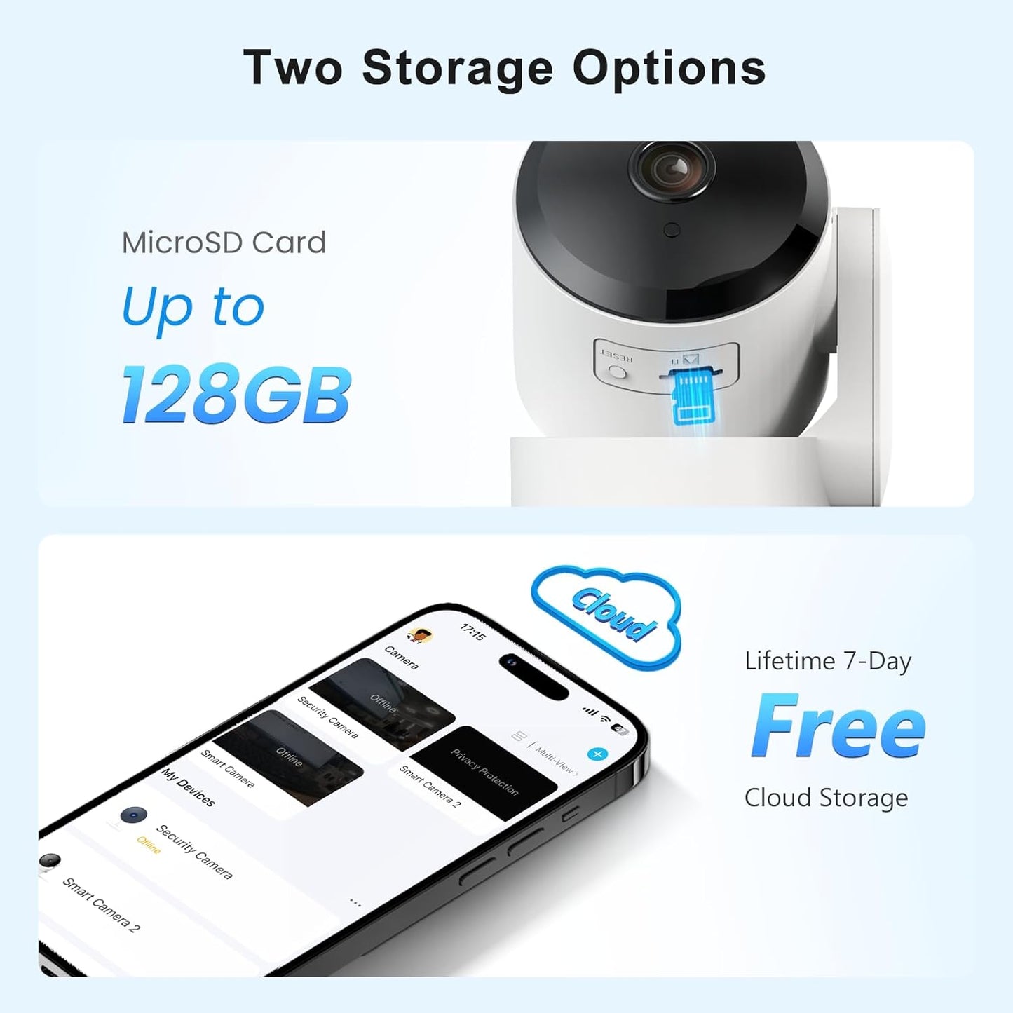 Pet Camera 360° Home Security Cameras (3 Pack)