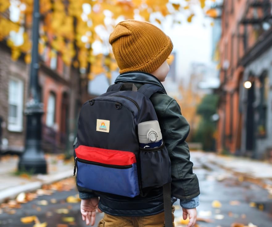 STEAMEDBUN Toddler Backpack for Boys 2-4: Preschool Kindergarten Backpacks - 12 inch Daycare Backpack