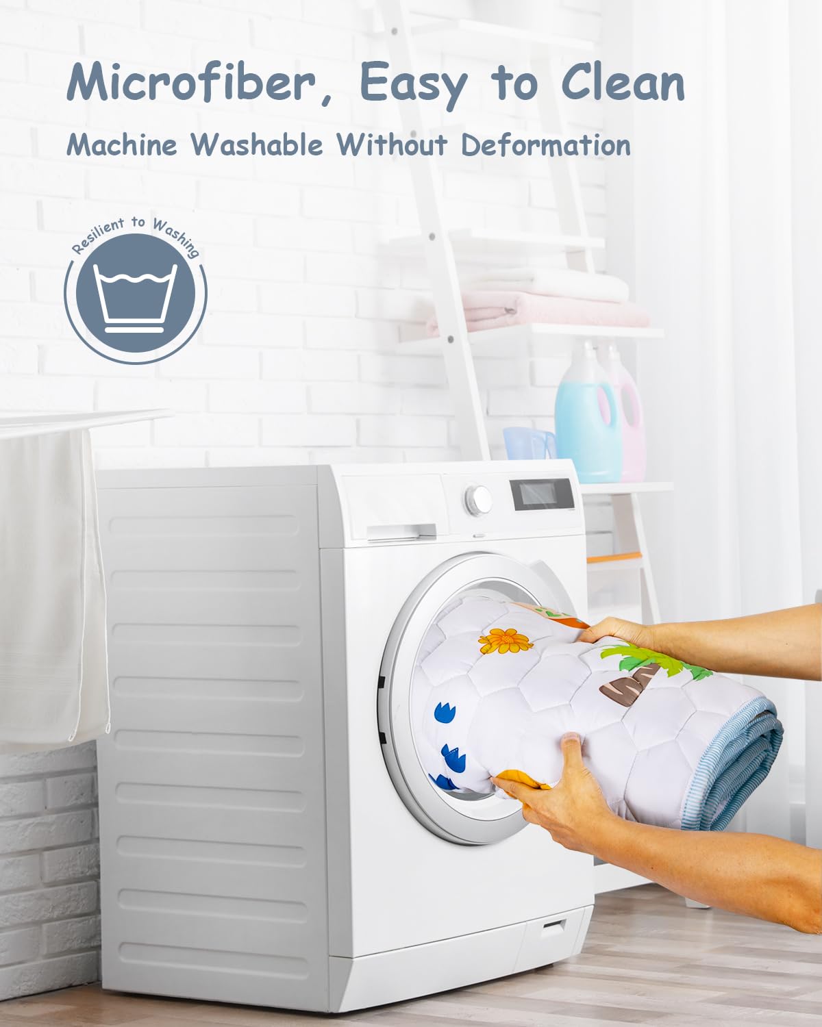 Baby Play Mat 71" X 79" Large Baby Floor Play Mat One-Piece Baby Crawling Mat Non-Slip Cushioned Baby Floor Mat, Activity Playmats for Infants, Babies, Toddlers (71x79, Dinosaur)