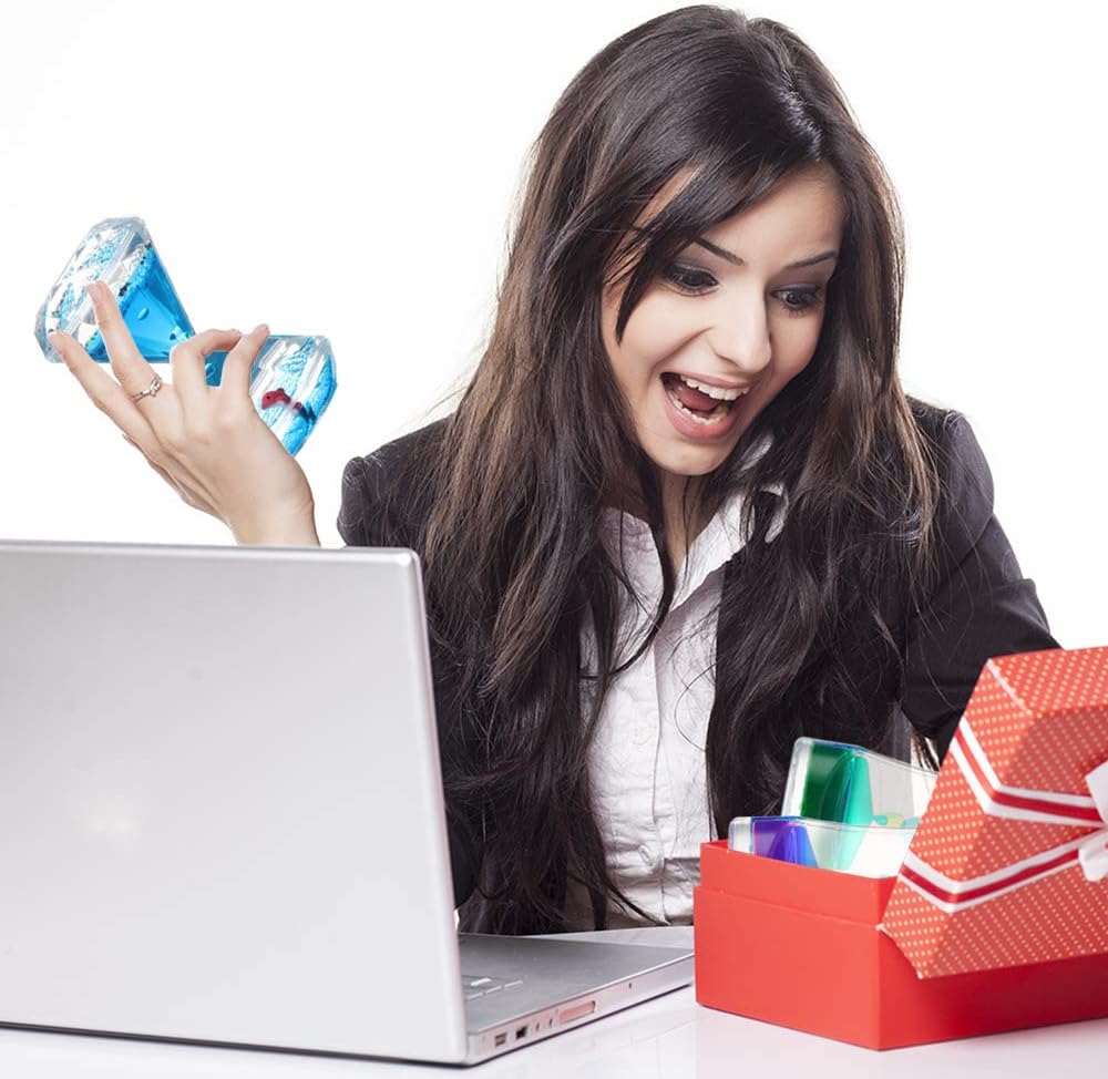 Sensory Toys Liquid Motion Timer Bubbler 3 Set - Best Fidget Toys for Kids Adults for Stress and Anxiety Relief, Calming Tool for Autism Children, Stocking Stuffers Kids Toddlers