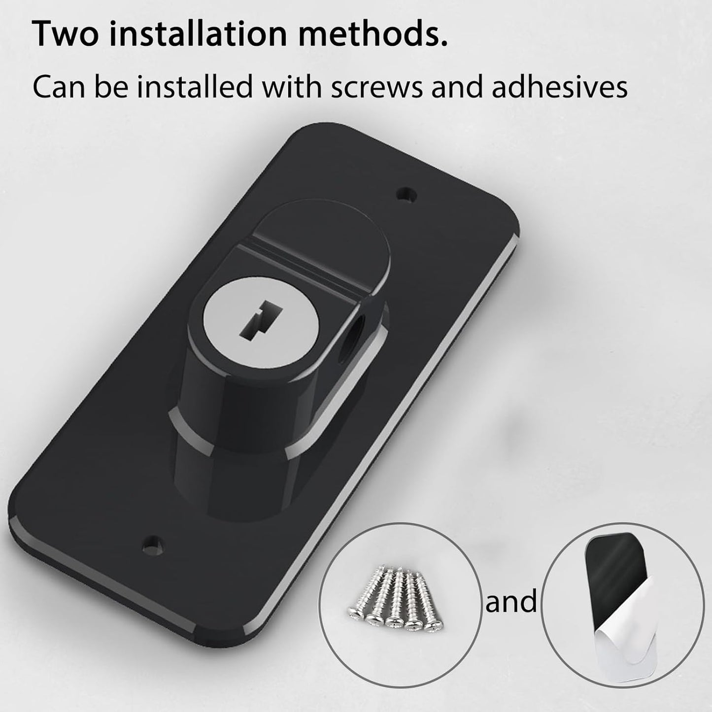 Fridge Lock (2 Pack),Refrigerator Lock with Keys,for Fridge, Cabinet Locks, Drawers, Dishwasher, Toilet and Child Safety Cabinet Locks, Traceless Adhesive No Drilling (White)