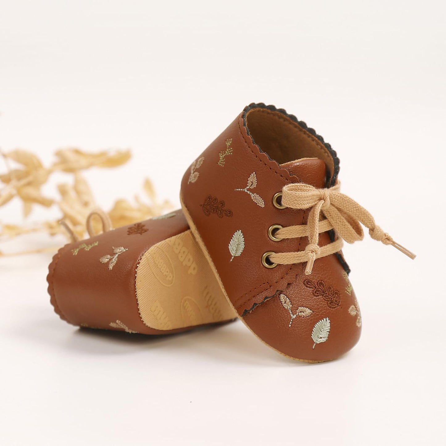 Baby Shoes Mary Jane Flats Non Slip Soft Sole Infant Toddler Sneakers First Walkers Party Christmas Dress Shoes