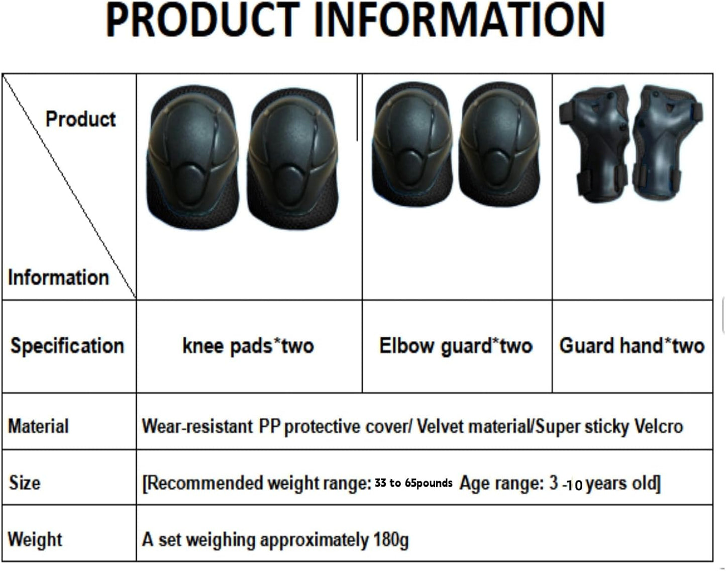 Kids Protective Gear Set SHENMOREN Knee Pads for Kids 3-10 Years Toddler Knee and Elbow Pads with Wrist Guards 3 in 1 for Skating Cycling Bike Rollerblading Scooter