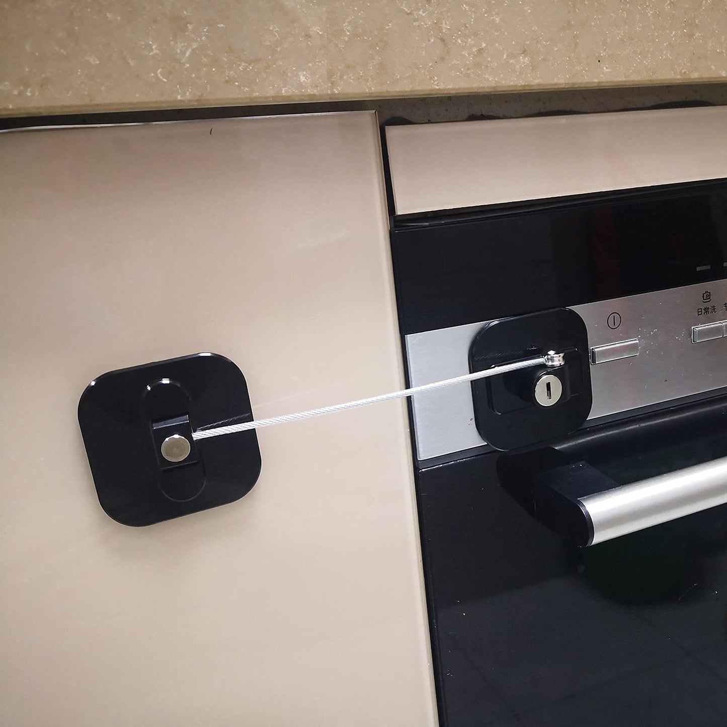 YEYA Upgraded Refrigerator Lock for Adults, Fridge Locks for Kids with Key