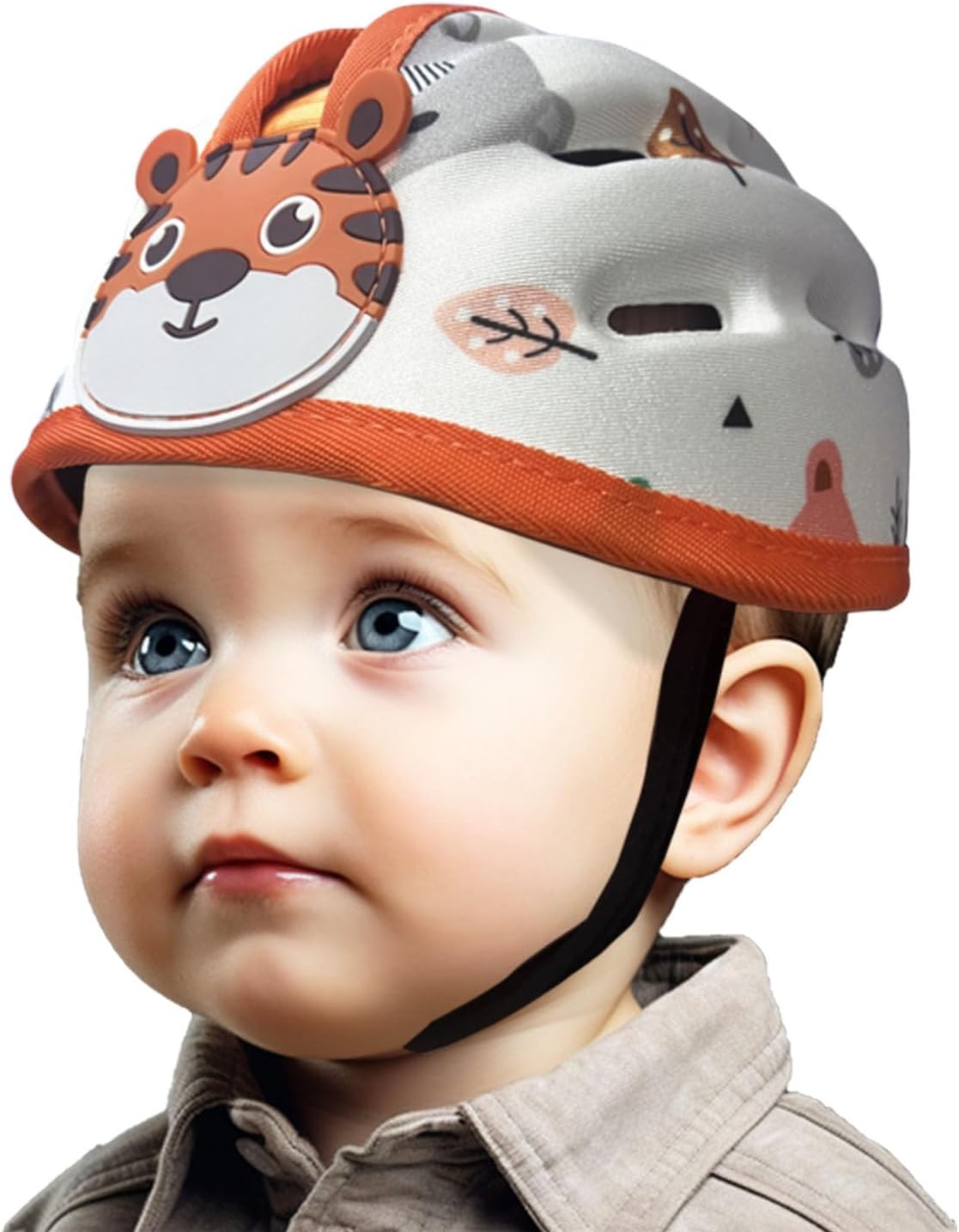 Baby Helmet for Crawing Walking,Soft Infant Safety Helmet,Baby Helmet 1-2 Years for Anti-Fall Head Protector,Adjustable, Breathable