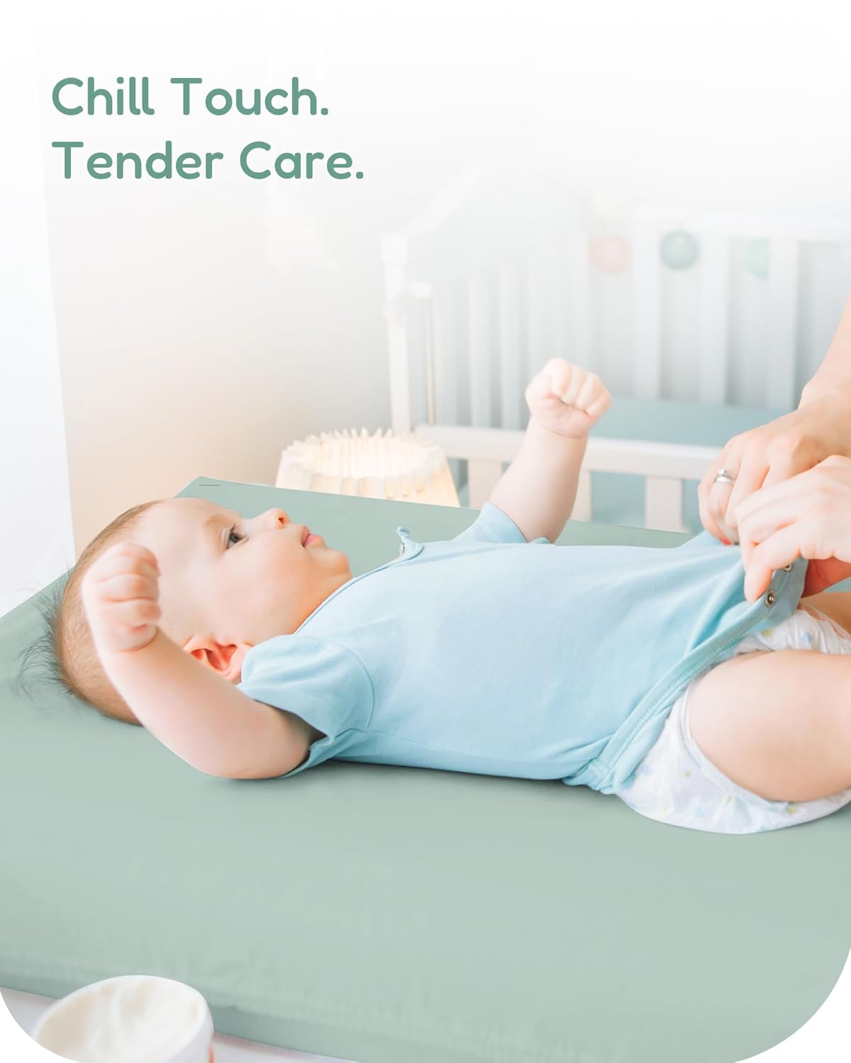 Extra Stretchy Changing Pad Cover, Ultra Soft Premium Jersey Knit Changing Pad Sheets, Unisex for Boys Girls, Fits All Standard Changing Tables/Dresser Tops - 2 Pack