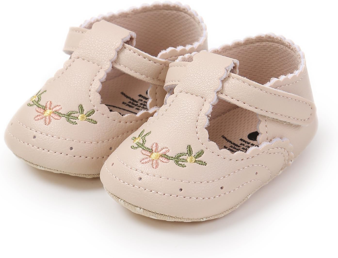 Baby Shoes Mary Jane Flats Non Slip Soft Sole Infant Toddler Sneakers First Walkers Party Christmas Dress Shoes