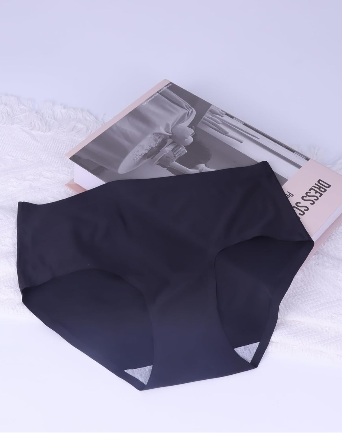 Finihen Teen Girls Underwear Seamless Big Girls Panties No Show Multipack.