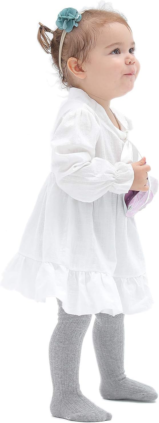 EPEIUS Baby Girl Tights Thick Cable Knit Leggings Stockings Cotton Pantyhose for Newborn Infant Toddler 3/4/5/6 Pack