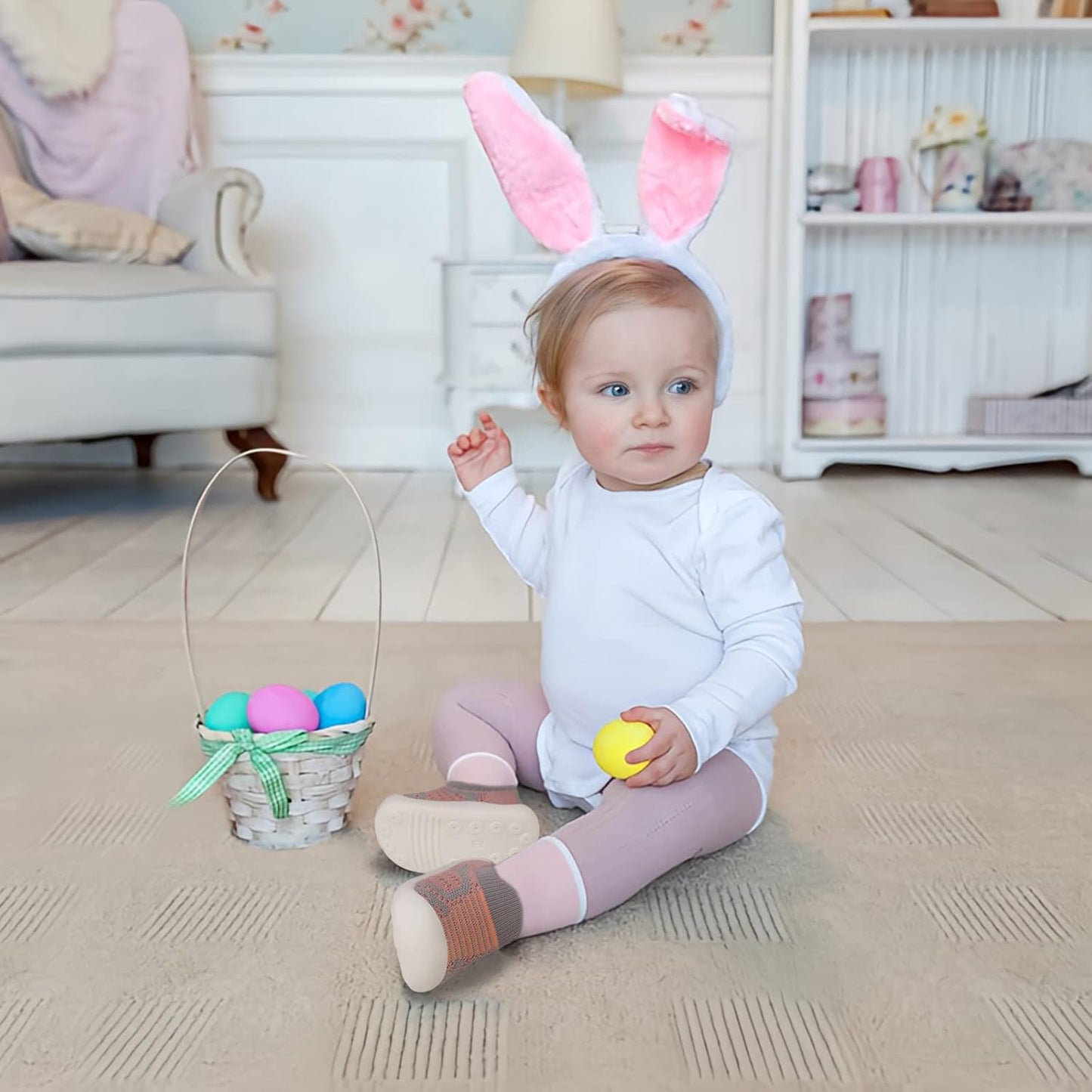 Charrost Toddler Baby Girl Boy First Walking Shoes Checkered Sneakers Sizes 3/4/5/6/7/8T. Soft, Cute,Flexible for First Walkers. Non-Slip, Slip On, Wide Toe Box Indoors Outdoors