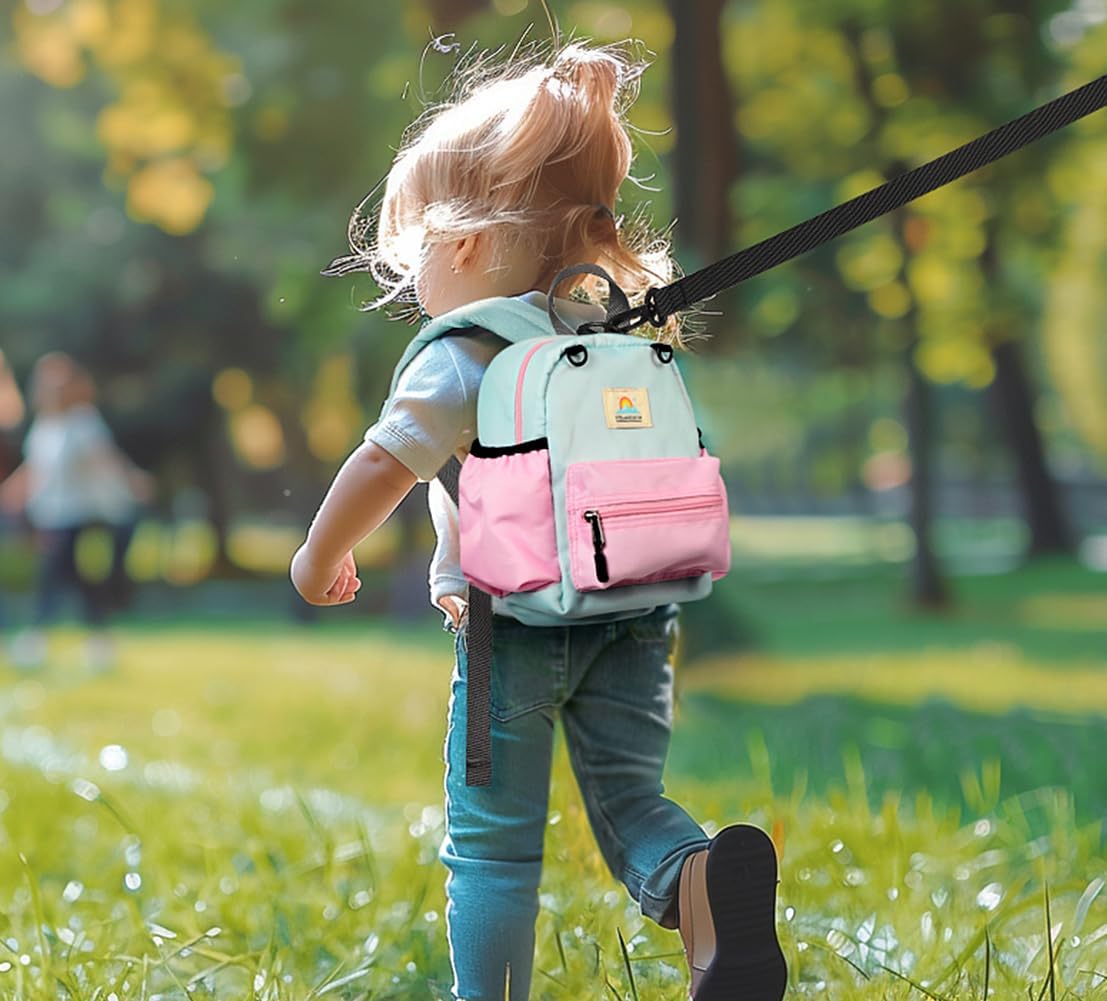 STEAMEDBUN Backpack Leash for Toddlers 1-3: Baby Backpack with Leash for Boys Girls - Anti-Lost Harness for Walking