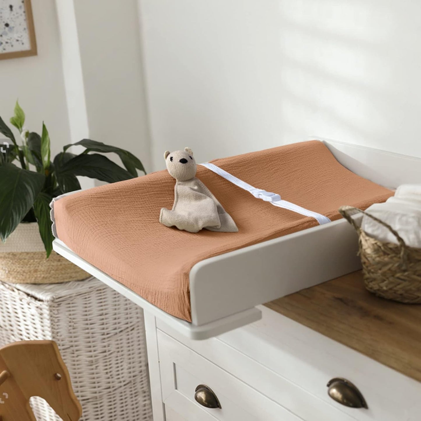 lulumoon Baby Changing Pad Cover: Muslin Diaper Changing Table Pad Cover - Changing Pad Sheets for Girls Boys