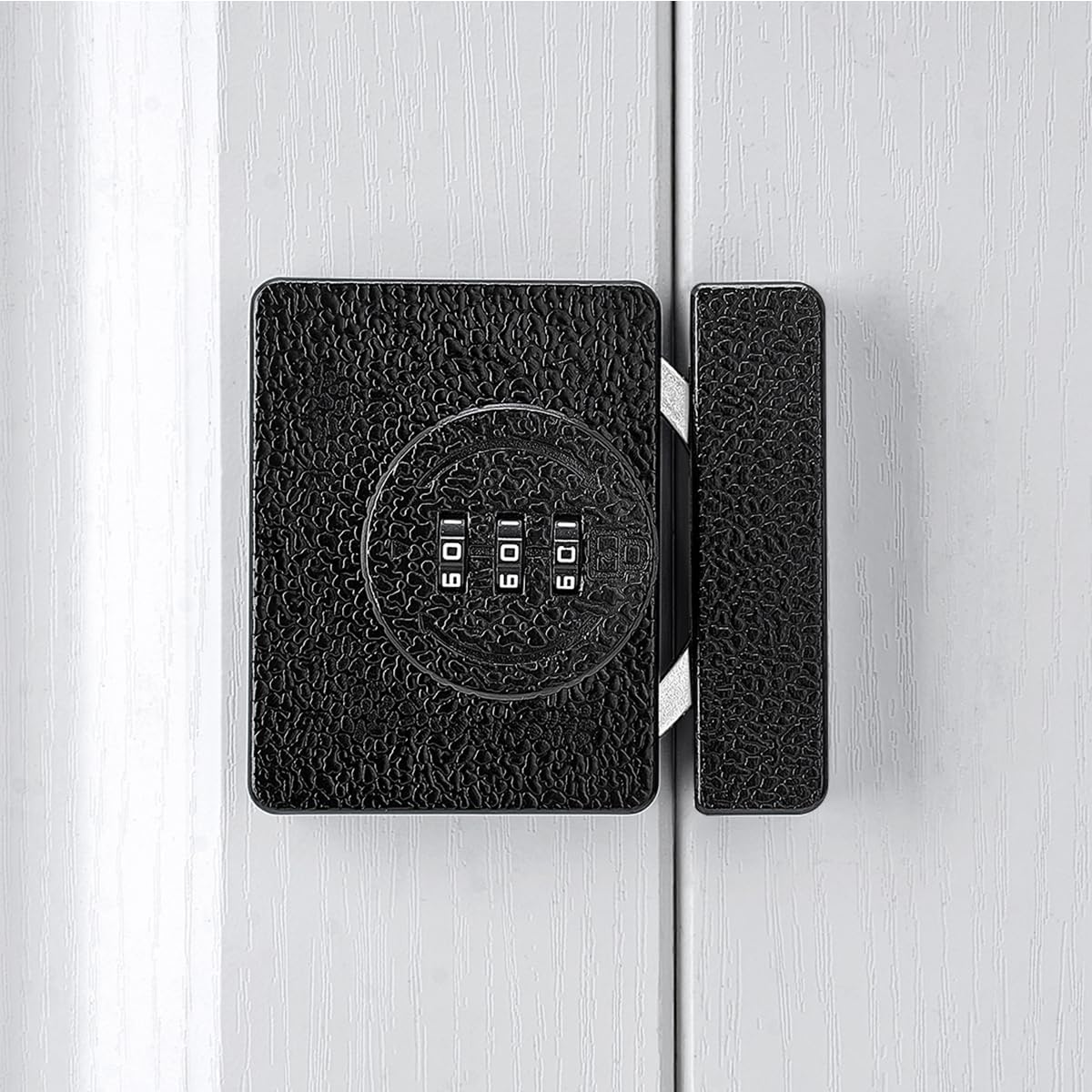 Black Cabinet Lock,3 Digit Password Keyless,Anti Pry Mechanical Password Lock,Protect Privacy,for Drawer,Cabinets,Locker, Closet,Windows,Sliding Door,Bathroom,and Garden