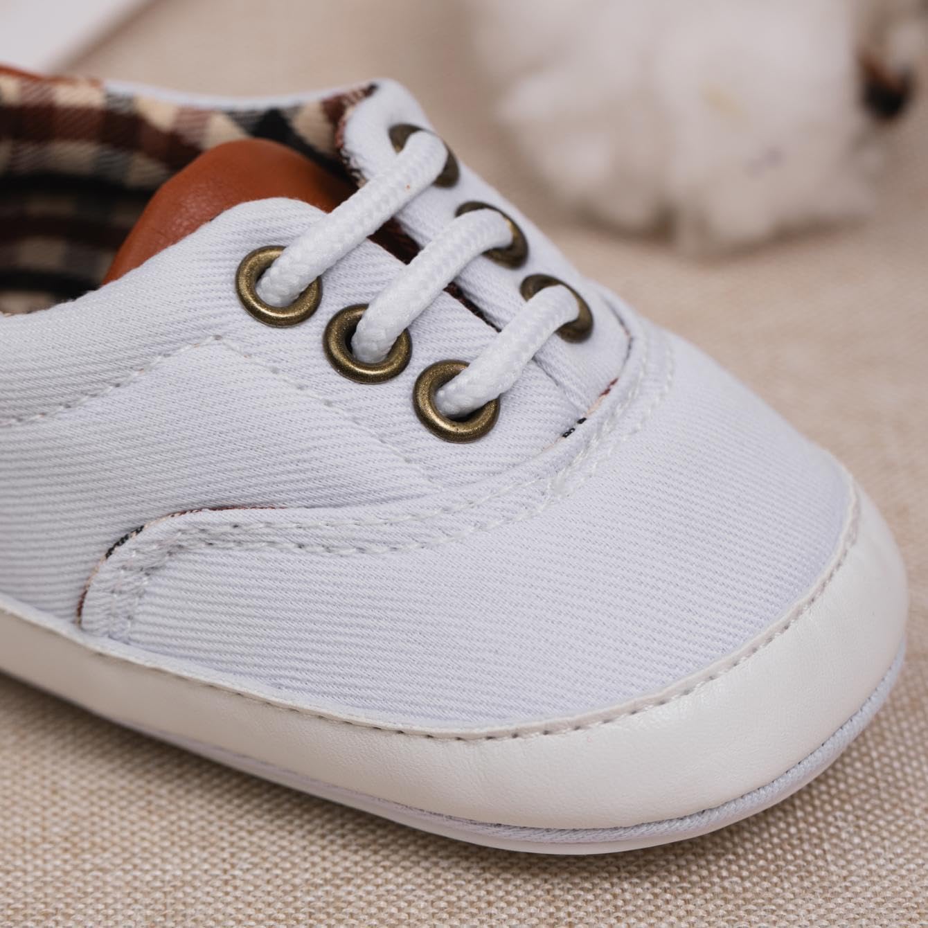 Morbido Infant Baby Boys Girls Canvas Sneaker Toddler Slip On Anti Skid Newborn First Walkers Candy Shoes for 0-18 Months