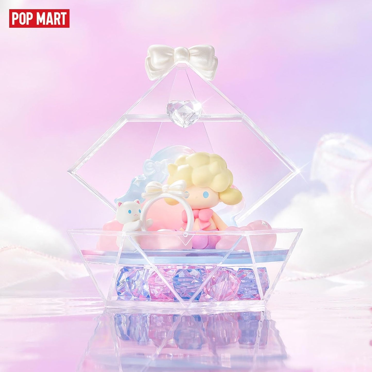 POP MART Crybaby Wishes at Your Fingertips Series Scene Set Blind Box Figures, Random Design Mystery Toys for Modern Home Decorations Indoor, Collectible Toy Set for Desk Accessoriesx, Whole Set