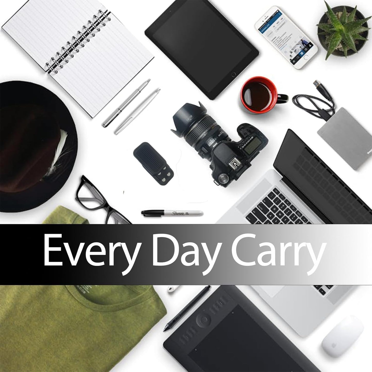 Fidget Slider 3 Layer EDC Gadgets Toy, Metal Magnetic Haptic Fidget Toys for Adults Anxiety/ADHD/Stress Relief, Gift for Boyfriend, Husband and Father (Black)