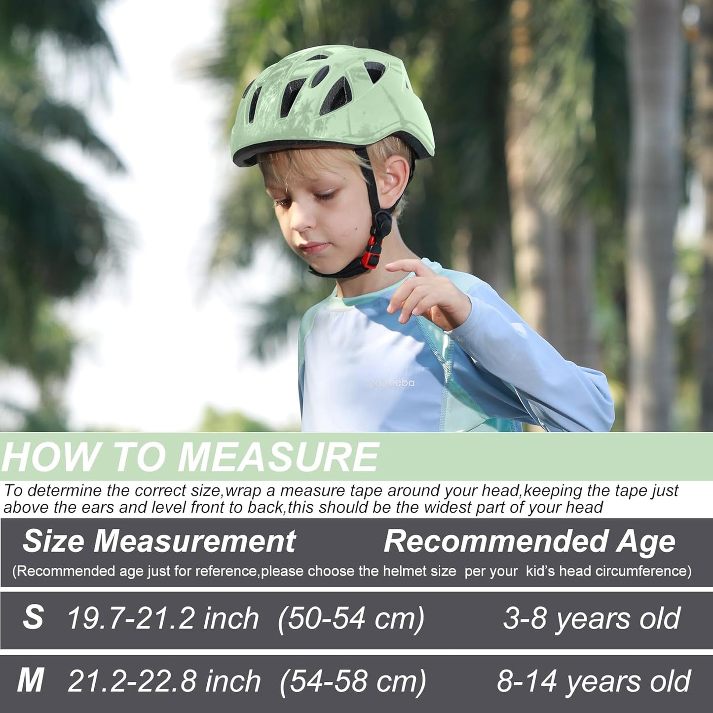 Kids Bike Helmet,2 Sizes Adjustable for Youth Child Boys & Girls Ages 3-5-8-14,Ventilation and Multi-Sport for Bicycle Scooter Skate