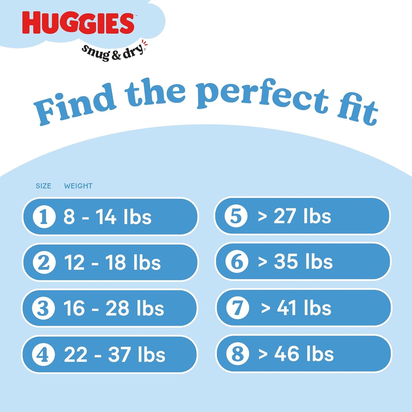 Huggies Size 5 Diapers, Snug & Dry Baby Diapers, Size 5 (27+ lbs), 136 Count, Packaging May Vary