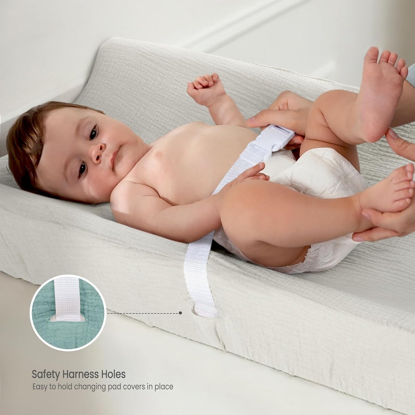 lulumoon Baby Changing Pad Cover: Muslin Diaper Changing Table Pad Cover - Changing Pad Sheets for Girls Boys