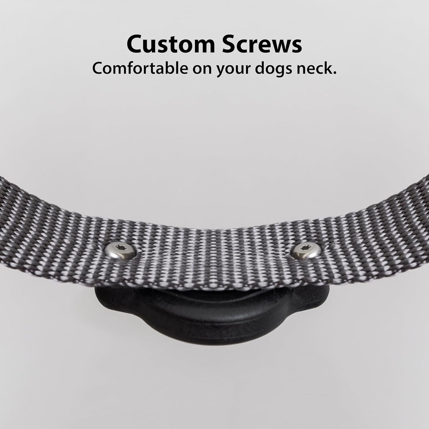 Elevation Lab TagVault™ Compact AirTag Dog Collar Mount (4 Pack) - IP68 Waterproof, Doesn't Dangle, Fits All Width Collars