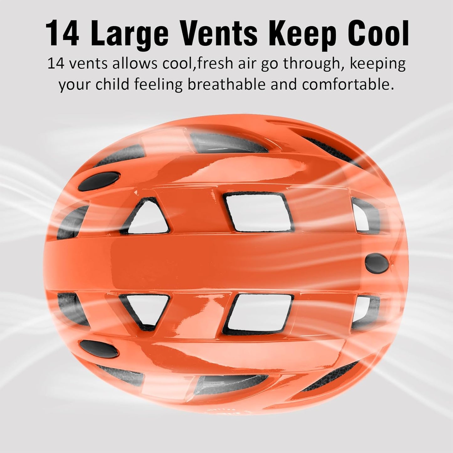 Kids Bike Helmet,2 Sizes Adjustable for Youth Child Boys & Girls Ages 3-5-8-14,Ventilation and Multi-Sport for Bicycle Scooter Skate
