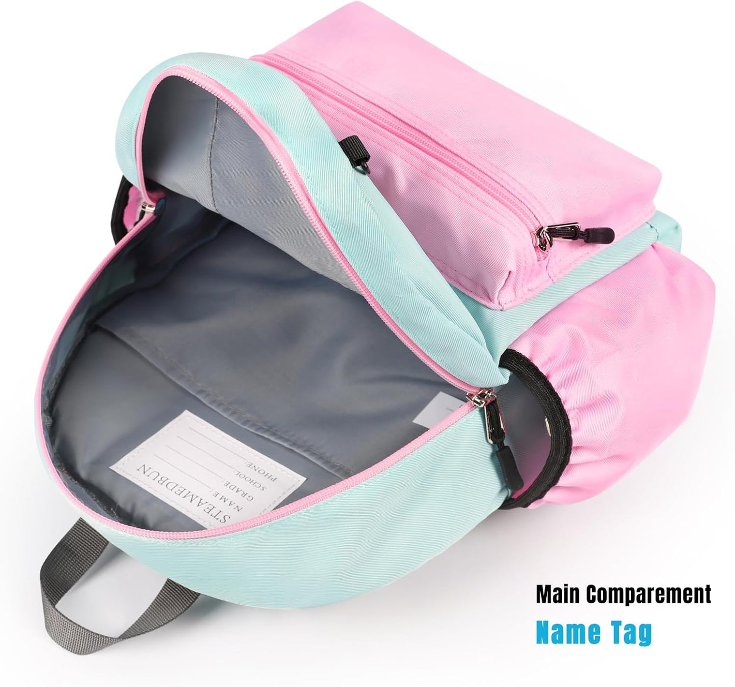 STEAMEDBUN Toddler Backpack for Girls 2-4: Preschool Kindergarten Backpacks - 12 inch Daycare Backpack