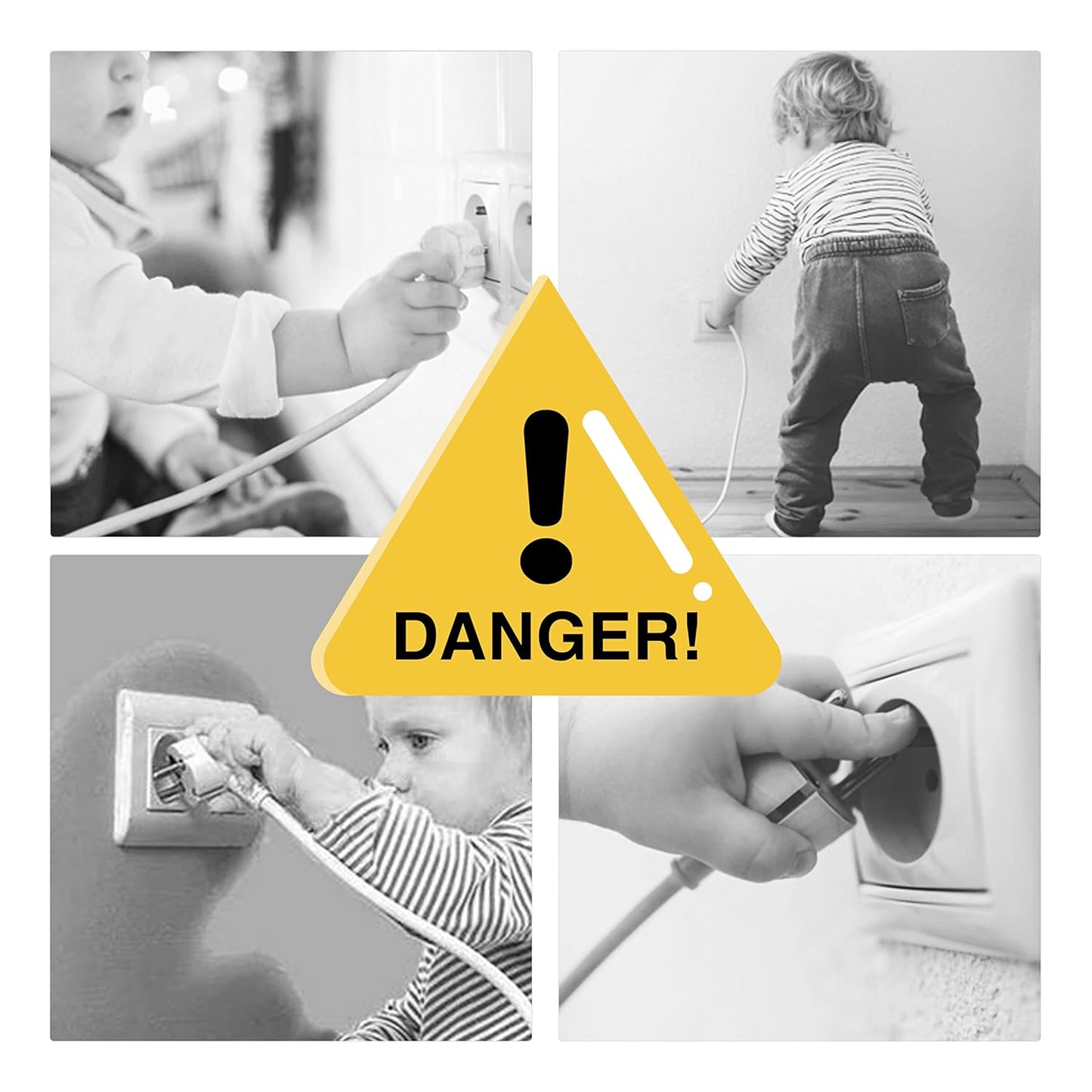 Outlet Cover Baby proofing -32 Pack Plug Covers for Electrical Outlets with Dual Safety Locks, Child Proof Outlet Covers Improved Baby proofing outlets