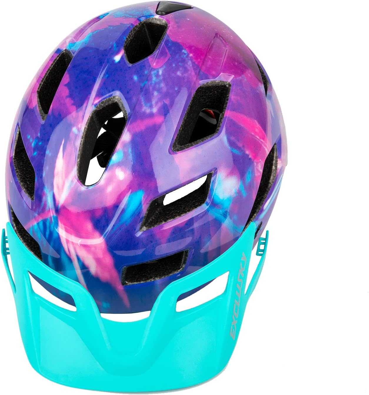 Kids Helmet, Exclusky Kids Bike Helmet Adjustable Safety Lightweight Children Bicycle Helmet for Kids Skating Cycling Scooter Boys and Girls Bicycle Helmets Ages 5-8-14