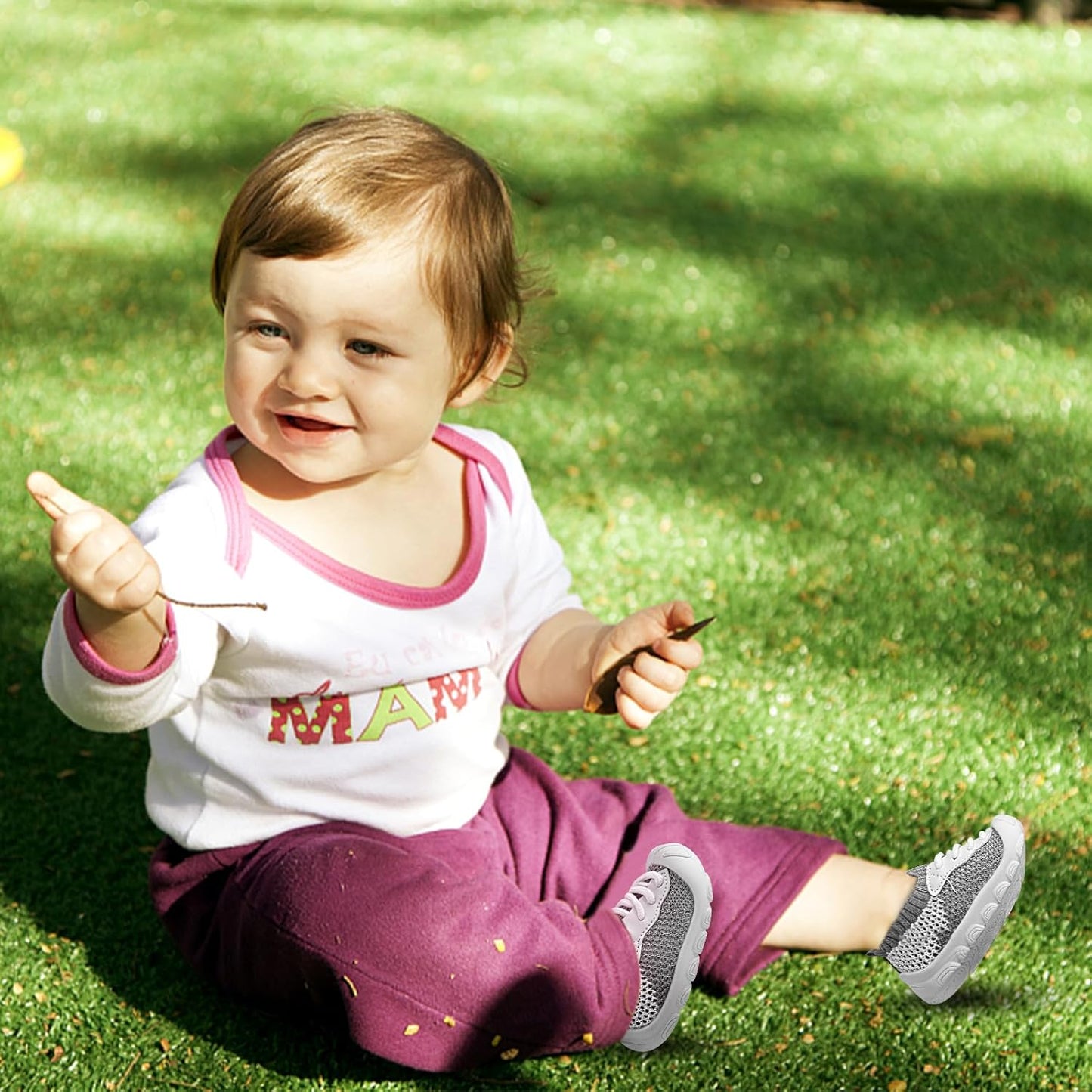 Charrost Toddler Baby Girl Boy First Walking Shoes Checkered Sneakers Sizes 3/4/5/6/7/8T. Soft, Cute,Flexible for First Walkers. Non-Slip, Slip On, Wide Toe Box Indoors Outdoors