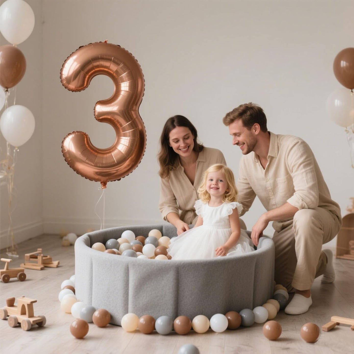 GOGOSO Ball Pit Balls for Toddlers,100pcs 2.15inch Crawl Balls BPA Free Crush Proof PlayBalls Soft Plastic Bals for Toddler, Pool Tent Party Favors Summer Water Bath Toy