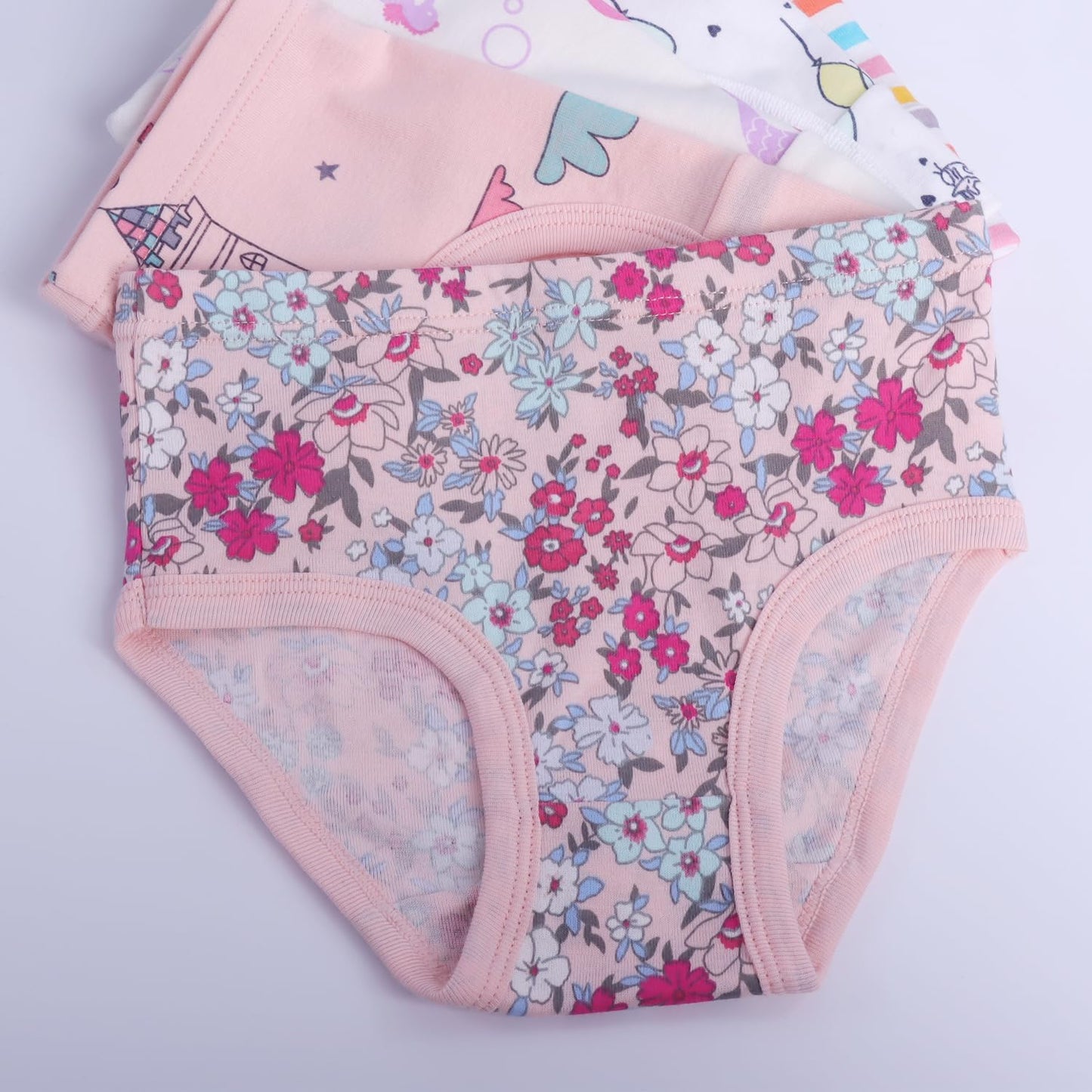 Finihen Girls Cotton Underwear Toddler Girls Panties Kids Briefs Multipacks.