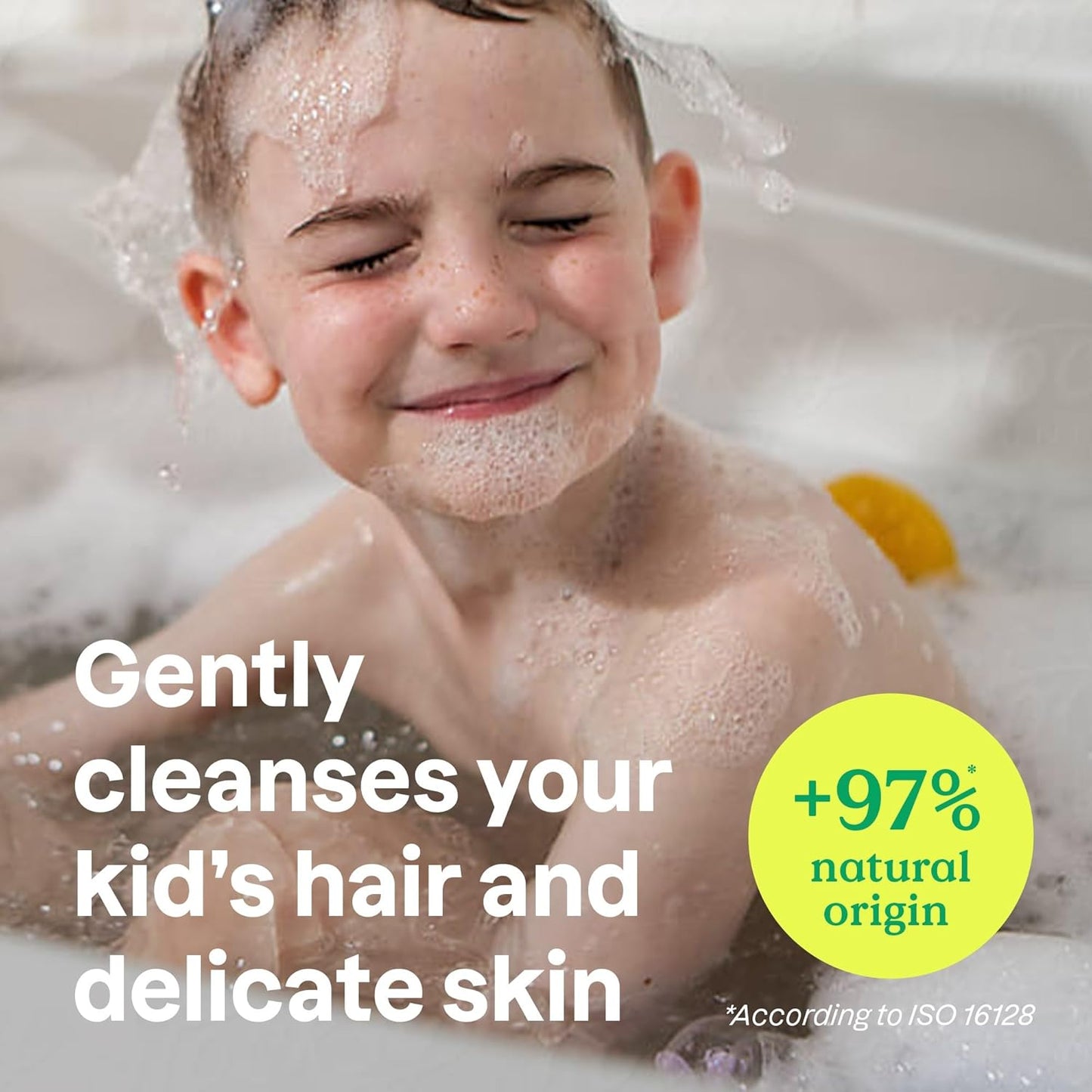 ATTITUDE Shampoo and Body Wash for Kids, EWG Verified Hair and Body Cleanser, Dermatologically Tested Soap, Plant and Mineral Based Bath, Vegan, Refillable Bottle, Watermelon and Coco, 16 Fl Oz