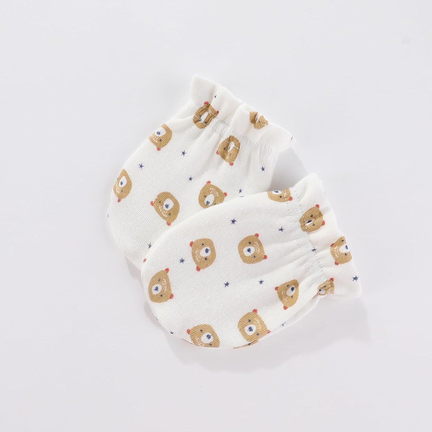 Unisex Baby Cotton Scratch Mittens For Newborn Baby Boys Girls Mittens Accessory 0-6 Months