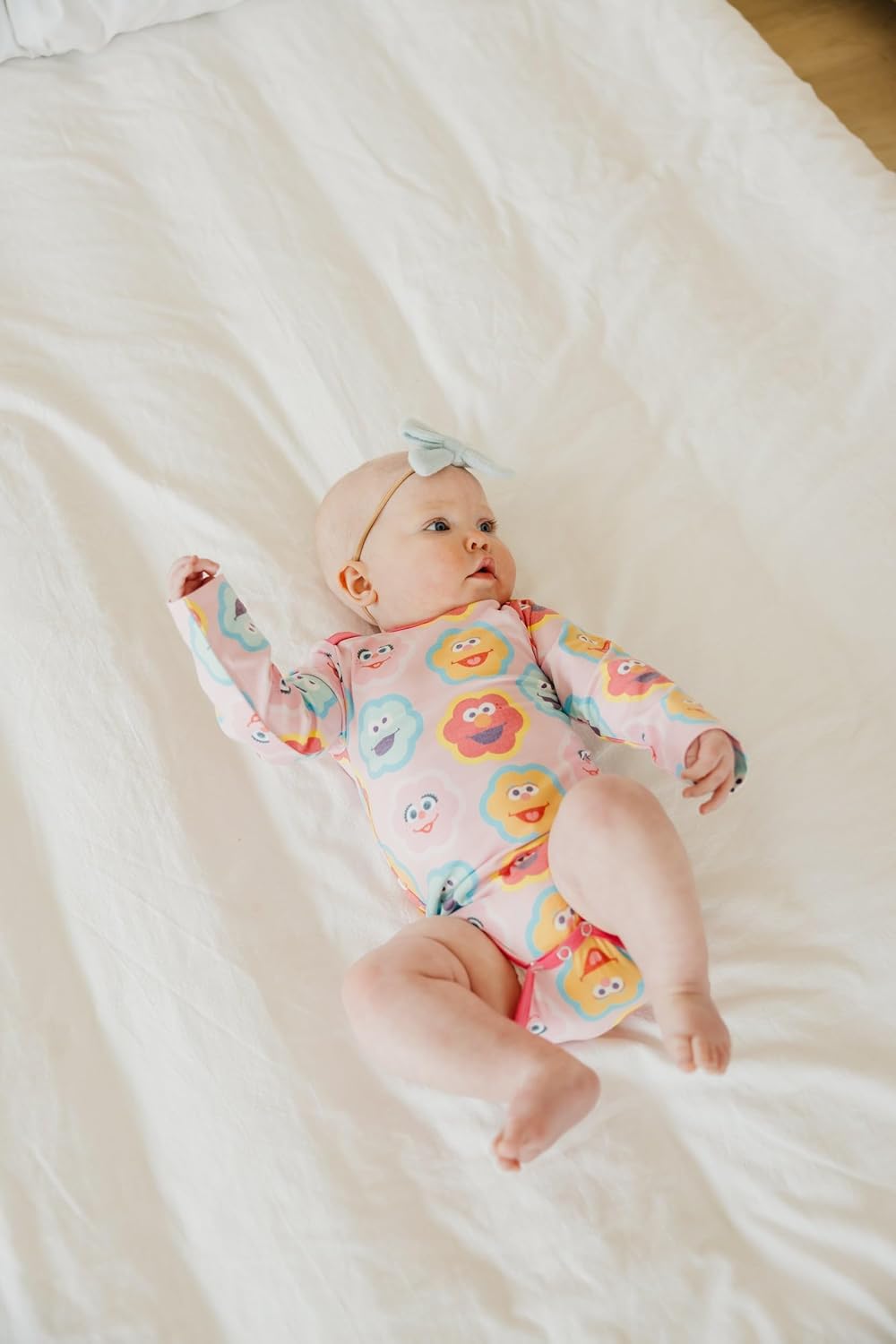 Copper Pearl Long Sleeve Bodysuit Baby: Ultra Soft Baby for Newborns, Boys, and Girls - Stylish, Comfortable, Overlap Shoulders, Premium Knit Fabric - 6-12 Months, Abby and Pals