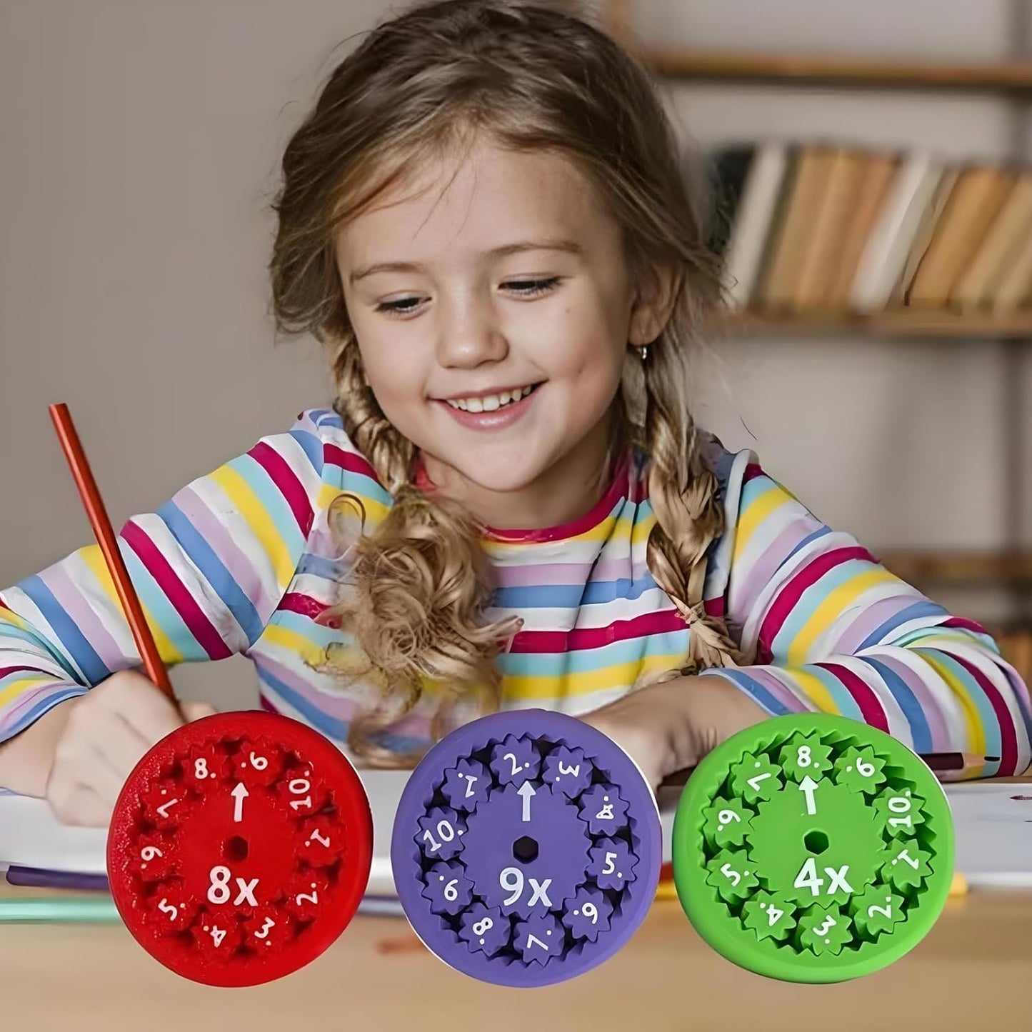 Math Fidget Spinners, Math Fact Fidget Spinners, Math Multiplication Fidget Spinners, Math Fidget Toy Multiplication for Kids