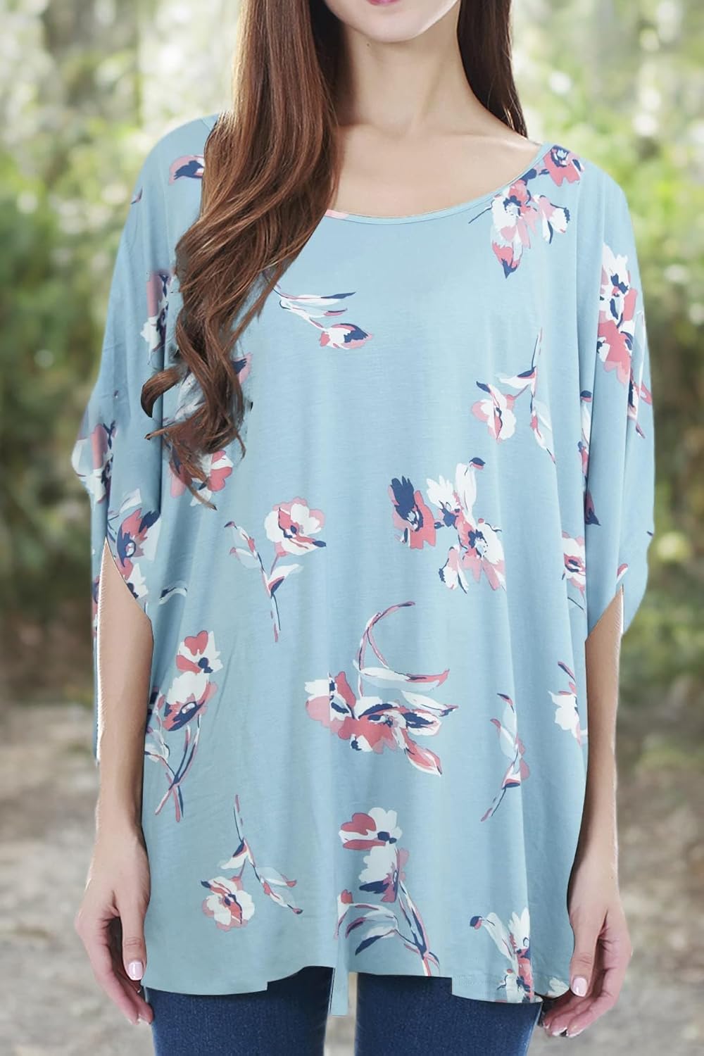 Smallshow Women's Nursing Top Maternity Poncho for Breastfeeding