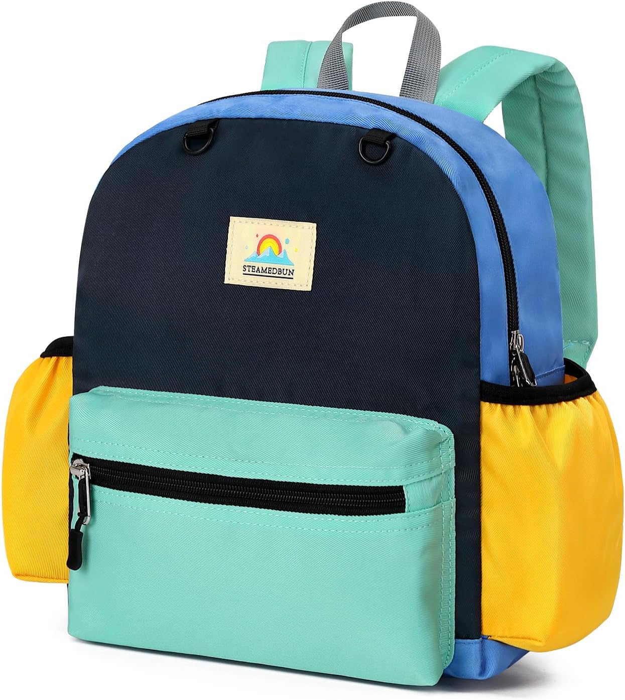 STEAMEDBUN Toddler Backpack for Boys 2-4: Preschool Kindergarten Backpack - 12 inch Daycare Backpack