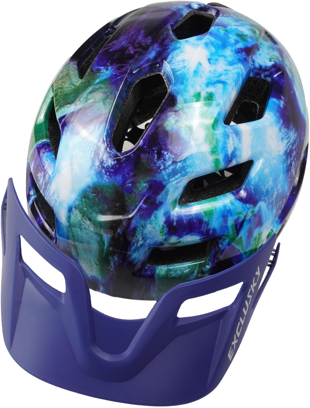 Kids Helmet, Exclusky Kids Bike Helmet Adjustable Safety Lightweight Children Bicycle Helmet for Kids Skating Cycling Scooter Boys and Girls Bicycle Helmets Ages 5-8-14