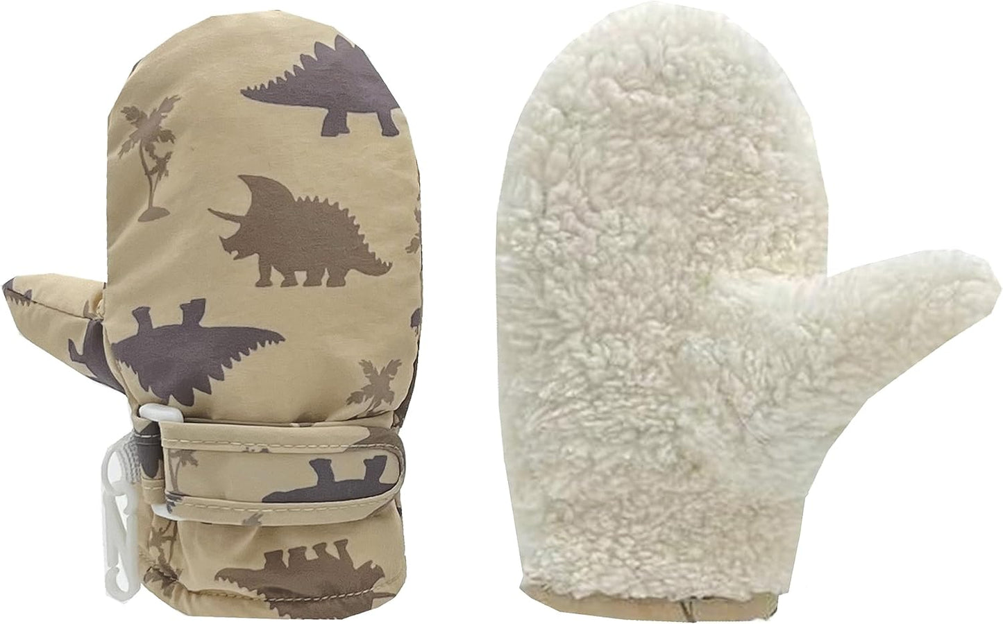 Toddler Gloves Kids Mittens Winter Warm Lined Fleece Gloves Waterproof Snow Baby Mitten for Boys Girls